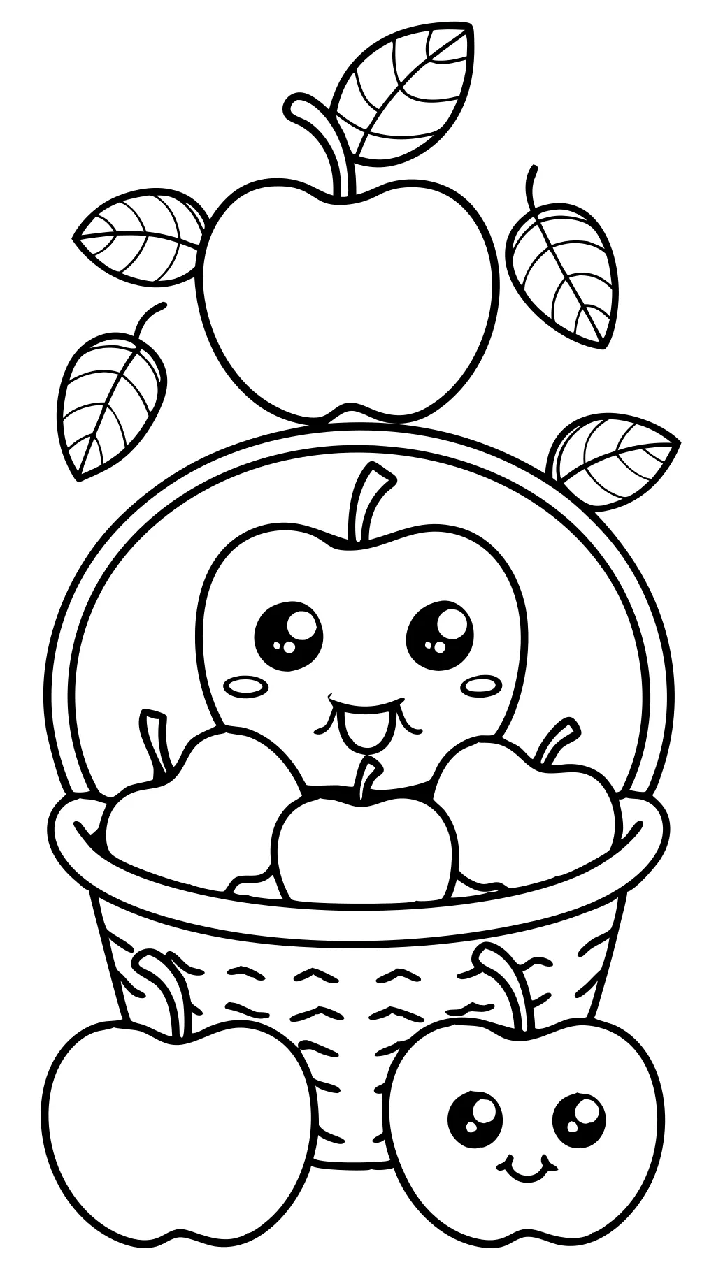 coloriages Apple imprimables